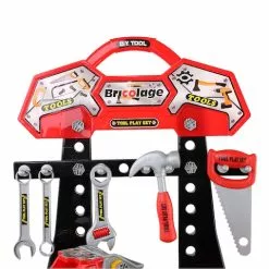 Kids Play Pretend Toy Tool Set Workbench Workshop Car Children Toddler Red Keezi -Outdoor Living Sales Store cKLpmuIkBGQnv9oXZ9sc Ddvc