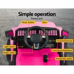 Rigo Kids Ride On Car Electric 12V Car Toys Jeep Battery Remote Control Pink -Outdoor Living Sales Store cU6z1uObeOgcY0K6nXZ 0TTy0