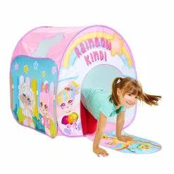 Kindi Kids 79x79x88cm Rainbow Play Tent Indoor/Outdoor Kids Fun/Activity 2y+ -Outdoor Living Sales Store cbK KiGQWmeQ5MCZcR5PydFpE