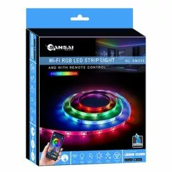 Sansai 5m Waterproof Smart WiFi RGB LED 5050 Strip Light/Remote For IOS/Android -Outdoor Living Sales Store dXOimtorHjAaqD5OLw 6wAOOo