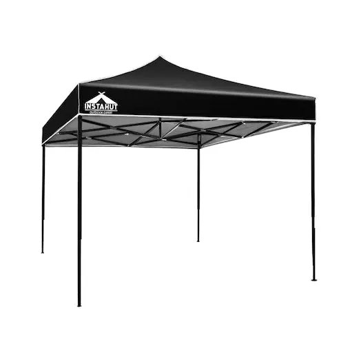 Instahut Outdoor Pop Up Gazebo 3x3 - Black 1 Instahut Outdoor Pop Up Gazebo 3x3 - Black