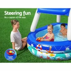 Bestway Kids Play Pools Above Ground Inflatable Swimming Pool Canopy Sunshade -Outdoor Living Sales Store e7ksydYBJIwZUZ 58BPDisz7w