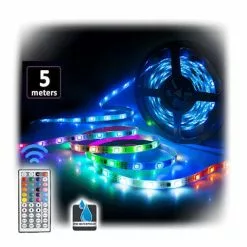 2x Sansai 5m USB Powered RGB LED Strip Light Monitor Backlight W/Remote Control -Outdoor Living Sales Store fEgKV6dYSiibqQr1qPzf4mN54
