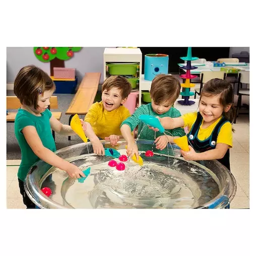 3pc Quut Cuppi 15.6cm Beach Toys Shovel/Sieve/Ball For Kids Lagoon Green/YL/RD 15 3pc Quut Cuppi 15.6cm Beach Toys Shovel/Sieve/Ball For Kids Lagoon Green/YL/RD - Image 15