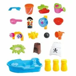 Gem Toys Children's Pirate Theme Ship Sand & Water Table For Creative Play -Outdoor Living Sales Store fUeLgnvQK1BMbd yvPPFULoVg