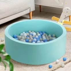 Keezi Ocean Foam Ball Pit With Balls 90x30cm Blue -Outdoor Living Sales Store fmvCIFbfwBZYbVzcoRYQLn48I