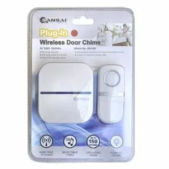 Sansai Plug In Wireless Door Chime/Bell/Ring 58 Tones/150m Range Waterproof -Outdoor Living Sales Store fwY2OEjzGdYej2v2 3NQBlRNQ