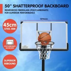 Kahuna Height-Adjustable Basketball Portable Hoop For Kids And Adults -Outdoor Living Sales Store gGUXBxP2lWypY17FH C2dyM3U