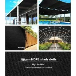 Instahut 70% UV Sun Shade Cloth 1.83x50m Shadecloth Sail Roll Mesh Outdoor -Outdoor Living Sales Store gMzuoEJh4nORvzS5A7zqvllXw