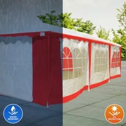 Wallaroo 4x8 Outdoor Event Wedding Marquee Tent Red -Outdoor Living Sales Store gWlBB p5x8LdNhtVFO3iytZS4