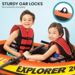 Intex 58331NP Explorer 200 Boat Set With Pump & Oars -Outdoor Living Sales Store gcwZ2nNJSaeR4OapUAnO8f9mA