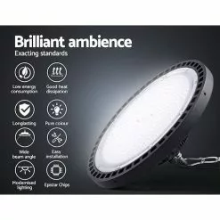 Leier LED High Bay Lights Light 200W Industrial Workshop Warehouse Gym -Outdoor Living Sales Store gnMcFAwygFpS5OSOZq9QOQsKw