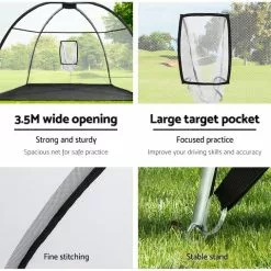 Everfit 3.5M Golf Practice Net Driving Target Mat -Outdoor Living Sales Store hDZnlpySuFDipf5FWm1lgOxNM