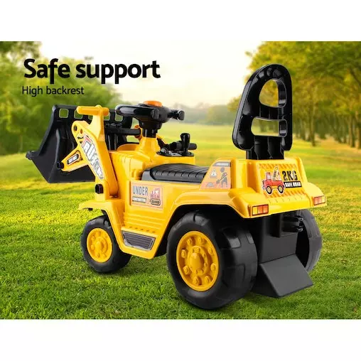 Keezi Kids Ride-On Bulldozer Pretend Play Toy Loader Digger Tractor Excavator 5 Keezi Kids Ride-On Bulldozer Pretend Play Toy Loader Digger Tractor Excavator - Image 5