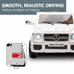 Kahuna Mercedes Benz AMG G65 Licensed Kids Ride On Electric Car Remote Control - White -Outdoor Living Sales Store hlLrgjTzDtGgsCkVu E1mo6Go