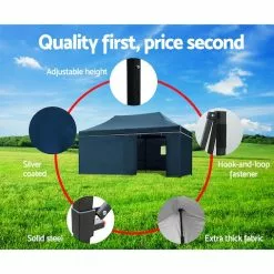 Instahut Gazebo Pop Up Marquee 3x6 Folding Tent Gazebos -Outdoor Living Sales Store hq00lfo8F 6a2TtRR36ngRG0c