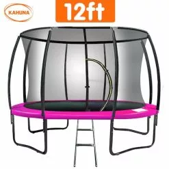 Trampoline Kahuna Classic 12ft Round - Pink -Outdoor Living Sales Store iFYhvcuGG2bBQtnt QOUdinSA