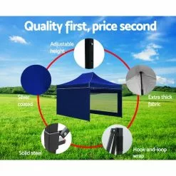 Instahut Gazebo Pop Up Marquee 3x4.5 Folding Tent Gazebos -Outdoor Living Sales Store iHYLoI7T5n0NBWdFAU9F1Svl0