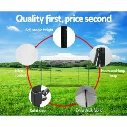 Instahut Gazebo Pop Up Marquee 3x4.5 Tent Folding Gazebos 12 Instahut Gazebo Pop Up Marquee 3x4.5 Tent Folding Gazebos -Outdoor Living Sales Store iu21JhiKpgmK1vHSHlaMKiAz0