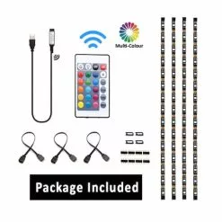 Sansai USB Powered RGB LED Light TV Backlight Strip Lights W/ Remote Control -Outdoor Living Sales Store j2CIcTM5VfrlCXEk5ogdwZkZc 1
