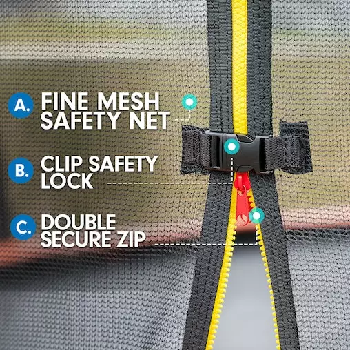 Kahuna Trampoline 6ft X 9ft Rectangular Outdoor Rainbow Basketball Set 4 Kahuna Trampoline 6ft X 9ft Rectangular Outdoor Rainbow Basketball Set - Image 4