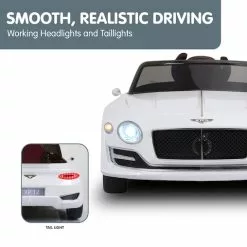 KlikA Bentley Exp 12 Speed 6E Licensed Kids Ride On Electric Car Remote Control - White 20 KlikA Bentley Exp 12 Speed 6E Licensed Kids Ride On Electric Car Remote Control - White -Outdoor Living Sales Store kUMPwIspWjyNh2AC1fXoxVNI0