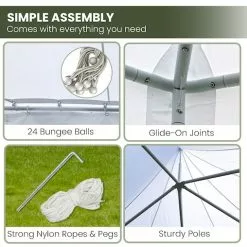 Wallaroo 6x4.5m Wedding Gazebo Marquee With Sidewalls -Outdoor Living Sales Store kcUrxHC3TmUlFIpCLItELkgfI