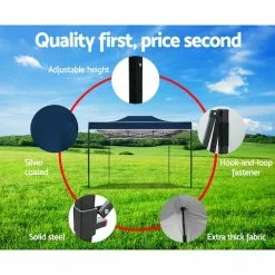 Instahut Gazebo Pop Up Marquee 3x4.5 Tent Folding Gazebos 12 Instahut Gazebo Pop Up Marquee 3x4.5 Tent Folding Gazebos -Outdoor Living Sales Store kcdEGs 32HVhwPYi3UVi76m2g