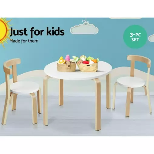 Keezi 3PCS Set Kids Activity Table And Chairs Toy Play Desk Children Furniture Children 5 Keezi 3PCS Set Kids Activity Table And Chairs Toy Play Desk Children Furniture Children - Image 5