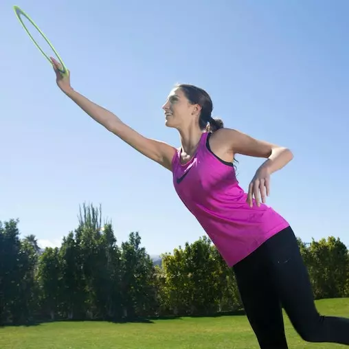 Aerobie Pro 33cm Flying Ring Frisbee Outdoor Fun Play Beach Toy Green 7y+ 3 Aerobie Pro 33cm Flying Ring Frisbee Outdoor Fun Play Beach Toy Green 7y+ - Image 3