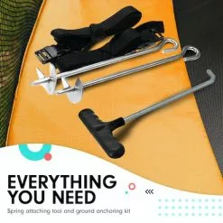 Kahuna Trampoline 8 Ft X 11 Ft Rectangular With Basketball Set -Outdoor Living Sales Store lK8ueiO4G7f7TBAiS63Ltjs3Q