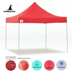 Gazebo Tent Marquee 3x3 PopUp Outdoor Wallaroo Red -Outdoor Living Sales Store mxK0a0fHp OtQFYRIJQtpH c