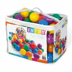 100pc Intex 8cm Kids Plastic Balls Indoor/Outdoor Ball Pit/Playpen/Pool Toys 2y+ -Outdoor Living Sales Store my4j068IwywFFHKGGvRZxBJ6M