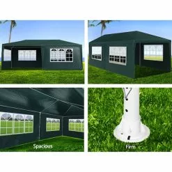 Instahut Gazebo 3x6 Outdoor Marquee Gazebos Wedding Camping Tent 4 Panel -Outdoor Living Sales Store n2fhp0UARYsKod4wcyION9gLw