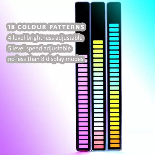 Sansai 450mAh Bluetooth Rechargeable LED RGB Ambient Light Assorted W/ Stand 5 Sansai 450mAh Bluetooth Rechargeable LED RGB Ambient Light Assorted W/ Stand - Image 5