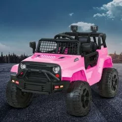 Rigo Kids Ride On Car Electric 12V Car Toys Jeep Battery Remote Control Pink -Outdoor Living Sales Store ndHSCT6c3paezCh ZPnGiCa8Y