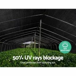 Instahut 50% UV Sun Shade Cloth Shadecloth Sail Roll Mesh Outdoor 1.83x50m -Outdoor Living Sales Store nfWF GG4ax7AcWCU2UrGIGBeE 1