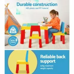 Keezi 3-Piece Kids Table And Chairs Set 2-in-1 Building Block Desk 10 Keezi 3-Piece Kids Table And Chairs Set 2-in-1 Building Block Desk -Outdoor Living Sales Store ngD sZpLFHwBHTUbAMcCW8A1I