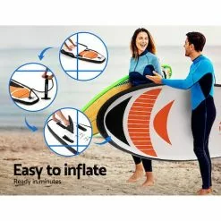 Weisshorn Stand Up Paddle Board 335cm Inflatable 11ft SUP Surfboard Paddleboard Kayak -Outdoor Living Sales Store nkrjhyCt Y6XPhSsbEjPmyfs