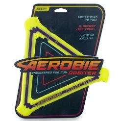 Aerobie Orbiter Boomerang Kids/Children Frisbee Outdoor Beach Fun Play Toy Green -Outdoor Living Sales Store nrLXtuwshC2XjfFRIUa2RhdhQ