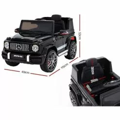 Rigo Kids Ride On Car Electric Cars Toys Mercedes-Benz Licensed AMG G63 Remote Control Battery 12V - Black -Outdoor Living Sales Store nzRCcEN8iUD2r4Ge6B zdJN 4