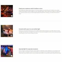 Philips Hue Outdoor Pedestal/Post Colour Ambiance Light/Lighting Extension Kit -Outdoor Living Sales Store oLpsOwOyeYNU0hCxB6NCTLOew 1