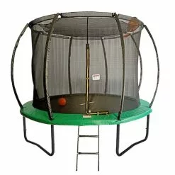 VERPEAK Kids Trampoline 10ft Enclosure Safety Round Net UV Protection Outdoor