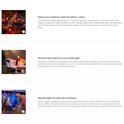 2PK Philips Hue Outdoor Pedestal Colour Ambiance Light/Lighting Extension Kit 16 2PK Philips Hue Outdoor Pedestal Colour Ambiance Light/Lighting Extension Kit - Image 16