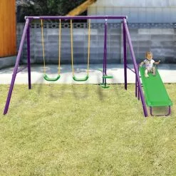 Swing Set With Slide Kahuna 4-Seater Outdoor Play Equipment 12 Swing Set With Slide Kahuna 4-Seater Outdoor Play Equipment -Outdoor Living Sales Store ofPPt5Jq1wuw3ihdSUyAuSb0g
