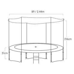 Kahuna Trampoline Blizzard 8ft - Pink 19 Kahuna Trampoline Blizzard 8ft - Pink -Outdoor Living Sales Store ouMSvqjWo1uQ9paAsmsX0guqA