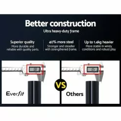 Everfit Portable Soccer Rebounder Net Volley Training Football Goal Trainer XL -Outdoor Living Sales Store pBWOhue9byqDRfut IkdSbSQ