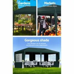 Instahut Gazebo 3x6 Outdoor Marquee Gazebos Wedding Camping Tent 4 Panel -Outdoor Living Sales Store pod27Wl4ld dQysf0glJO95Fc