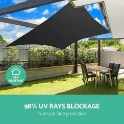 Instahut Sun Shade Sail Cloth Shadecloth Rectangle Canopy Awning 280gsm 3x6m -Outdoor Living Sales Store q5RqLomZ6V5kM3InrazJ0 82w