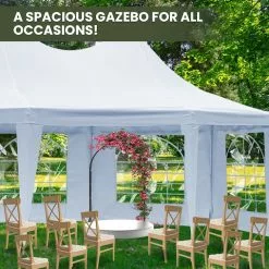 Wallaroo 6x4.5m Wedding Gazebo Marquee With Sidewalls -Outdoor Living Sales Store qCATunTrOmlpyyCIaTKtjBkwI